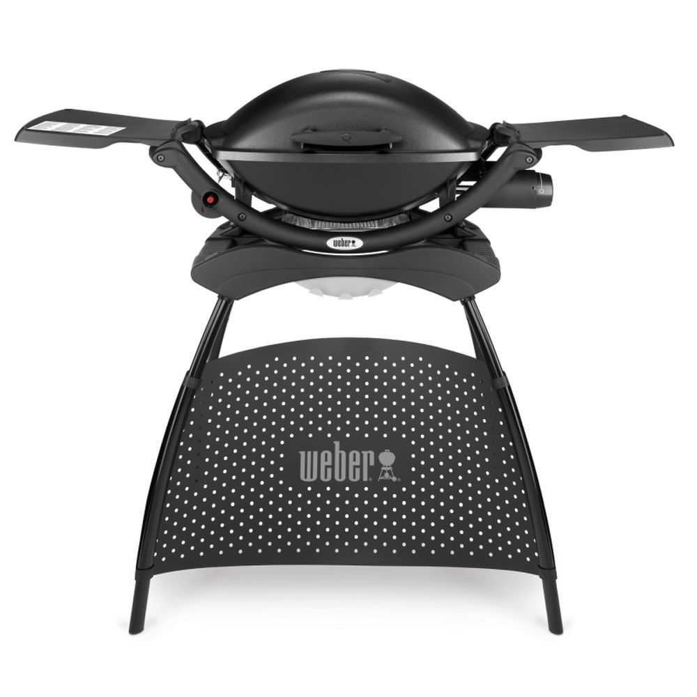 Weber Q 2000 Gas BBQ with Stand - Black